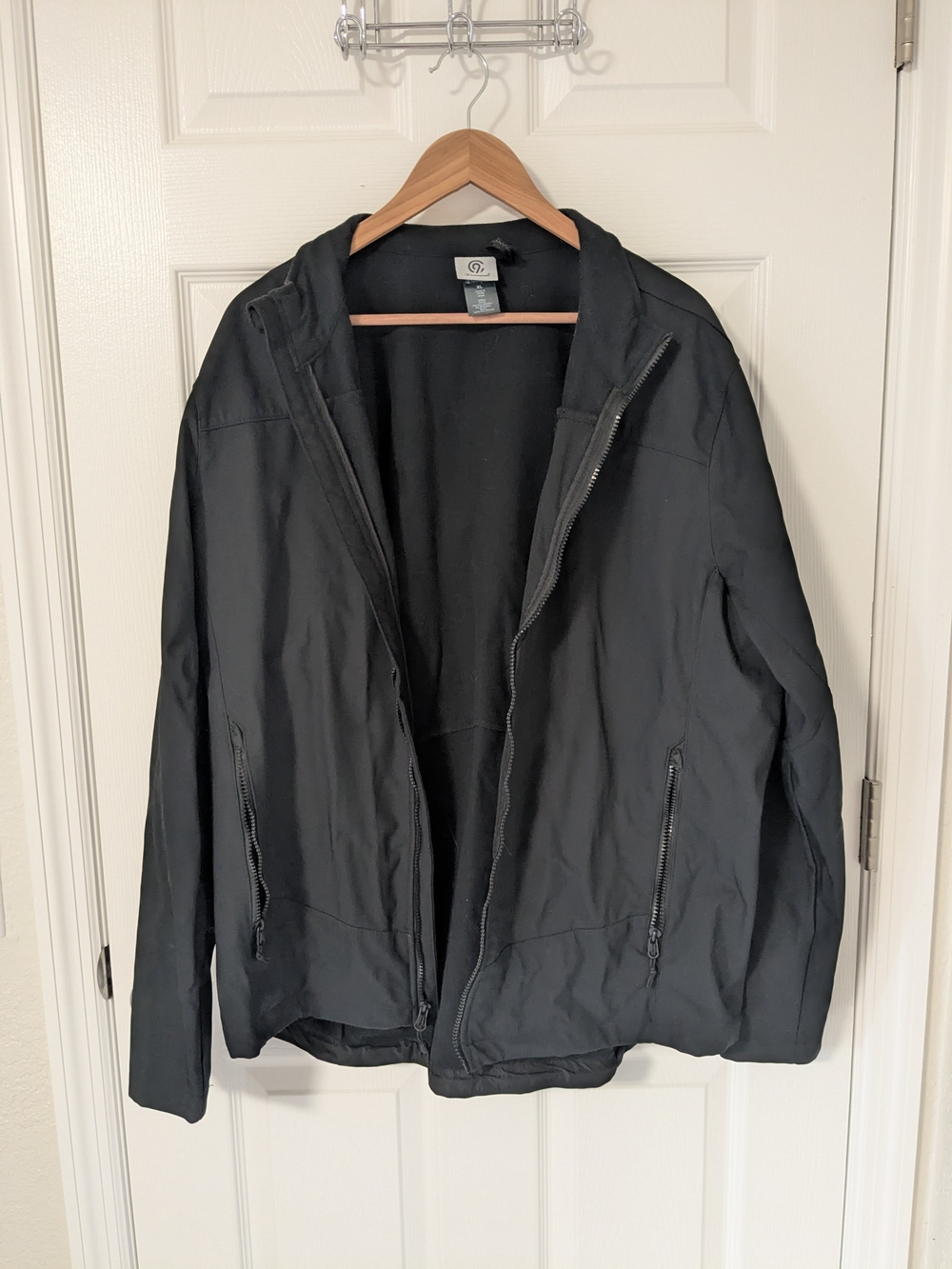 Champion Black Lightweight Zip-Up Jacket